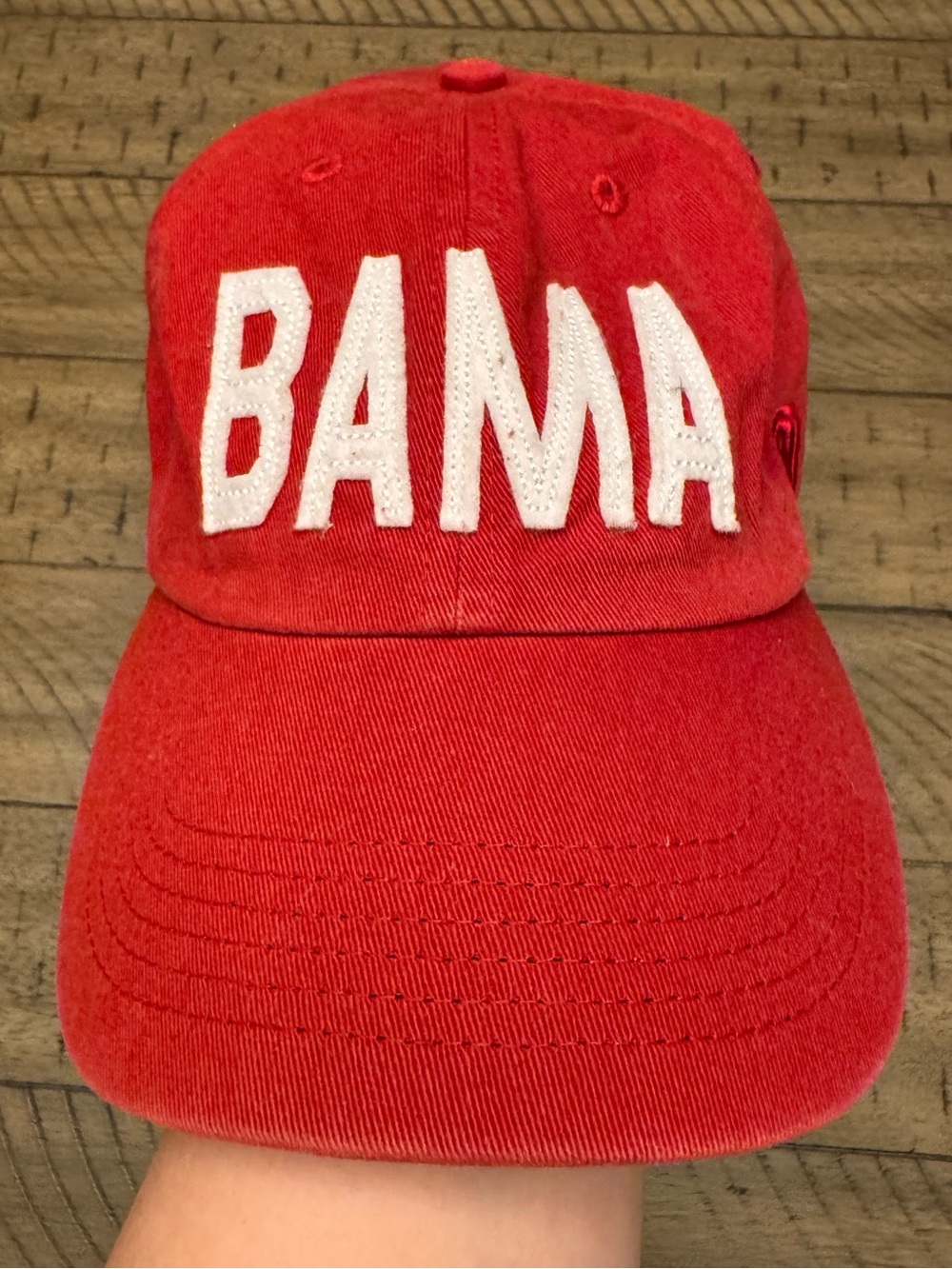 Alabama Crimson Tide Hat Cap Mens OS Red NCAA BAMA Baseball Cotton Dad Strapback
